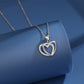Double Heart-shaped Necklace