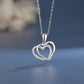 Double Heart-shaped Necklace